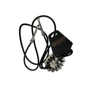 SHYANNE Concho Bolo Tie in Black